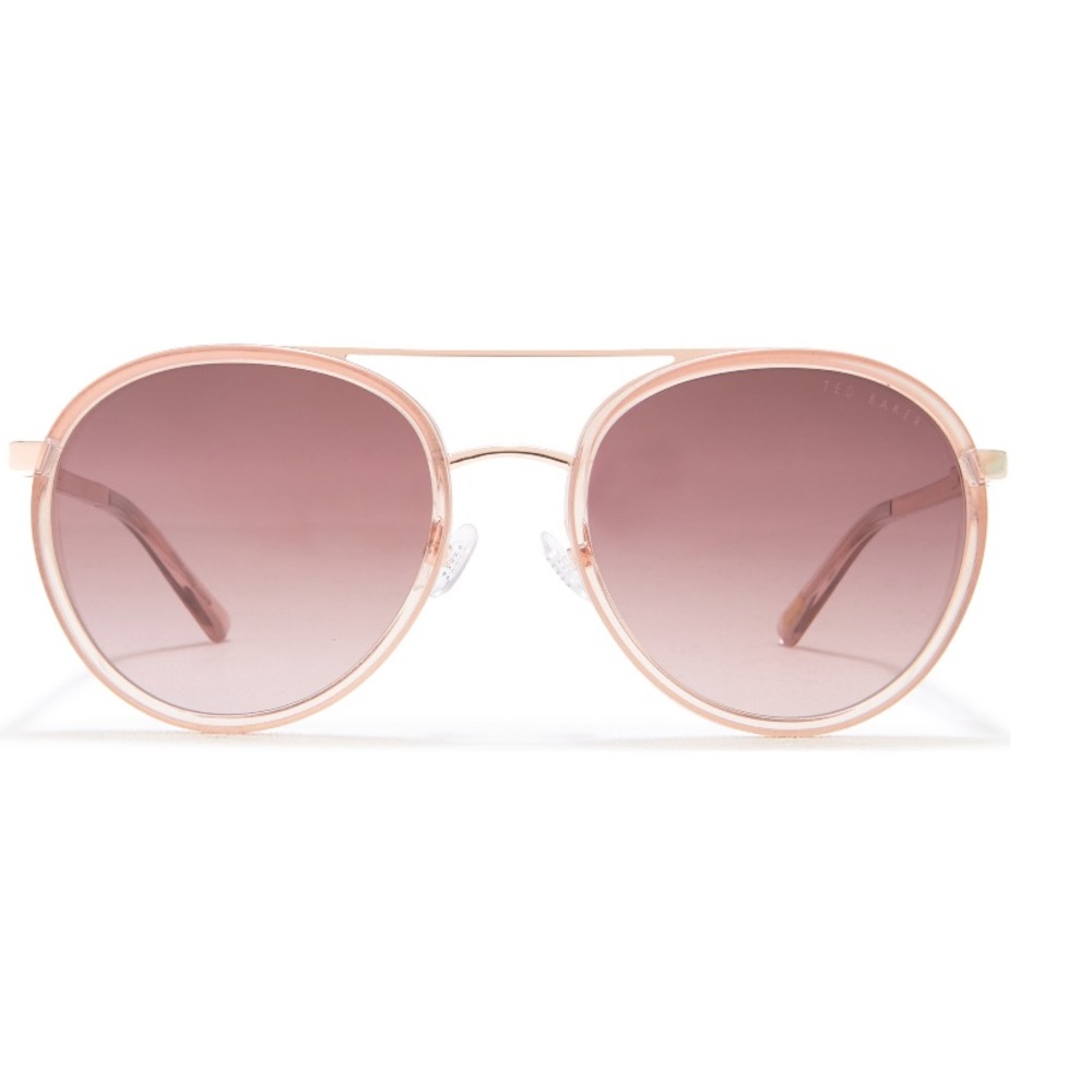 # Ted Baker London 53mm Gradient Aviator Sunglasses In Blush- New With Tag